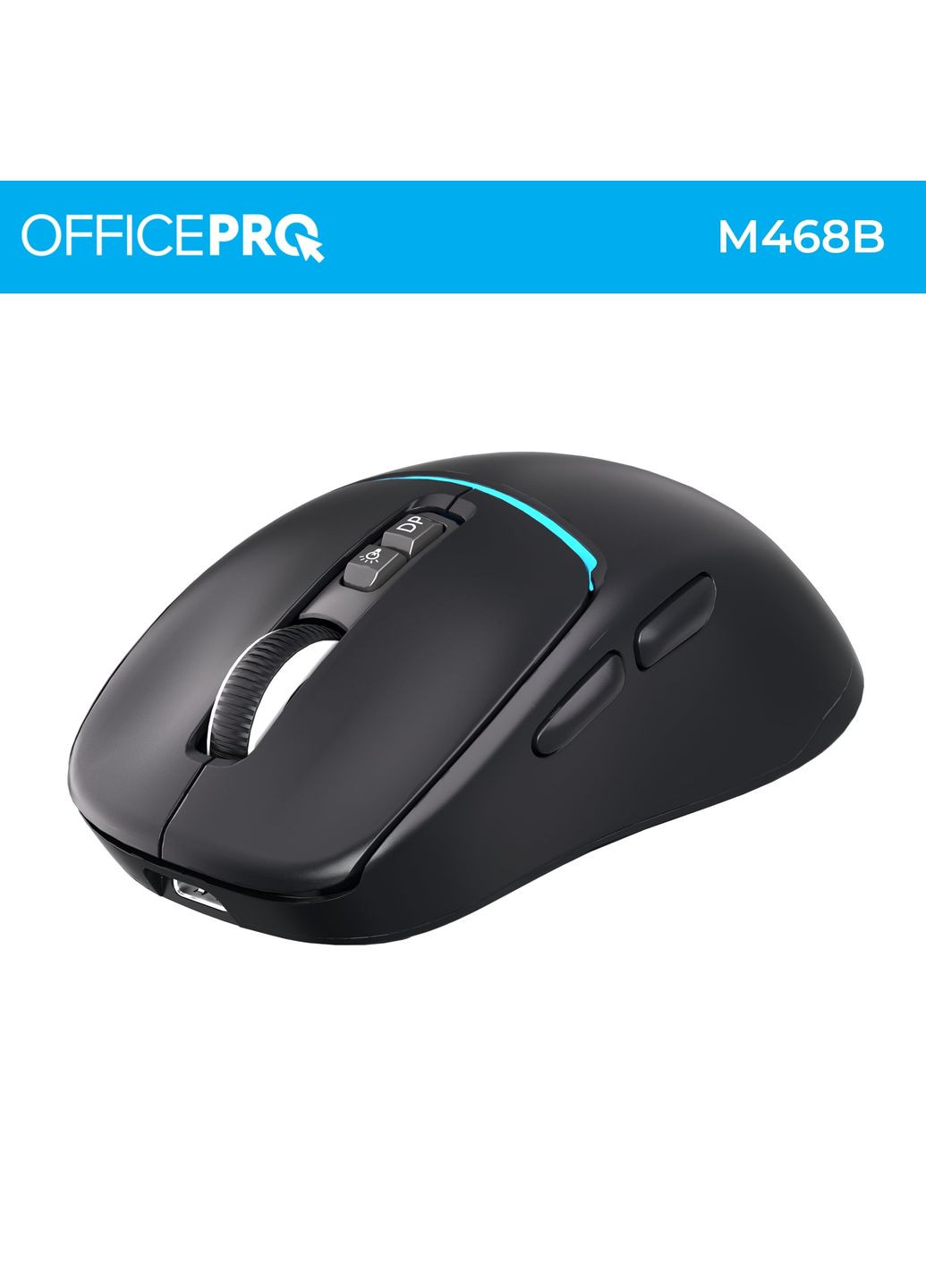 Миша бездротова M468B Black OfficePro (369723169)