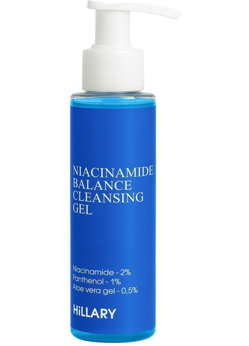 Очищающий балансировочный гель для умывания с ниацинамидом Niacinamide Balance Cleansing Gel 100ml (1512576-40503474) Hillary (368642251)
