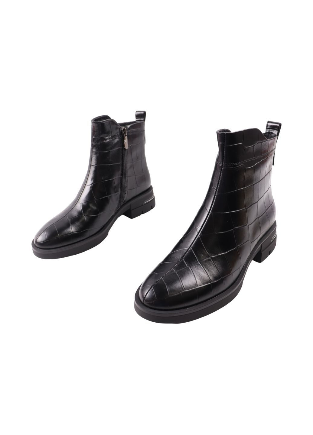 Черевики жіночі чорні натуральна шкіра Polann 252-24DHC (302067445)