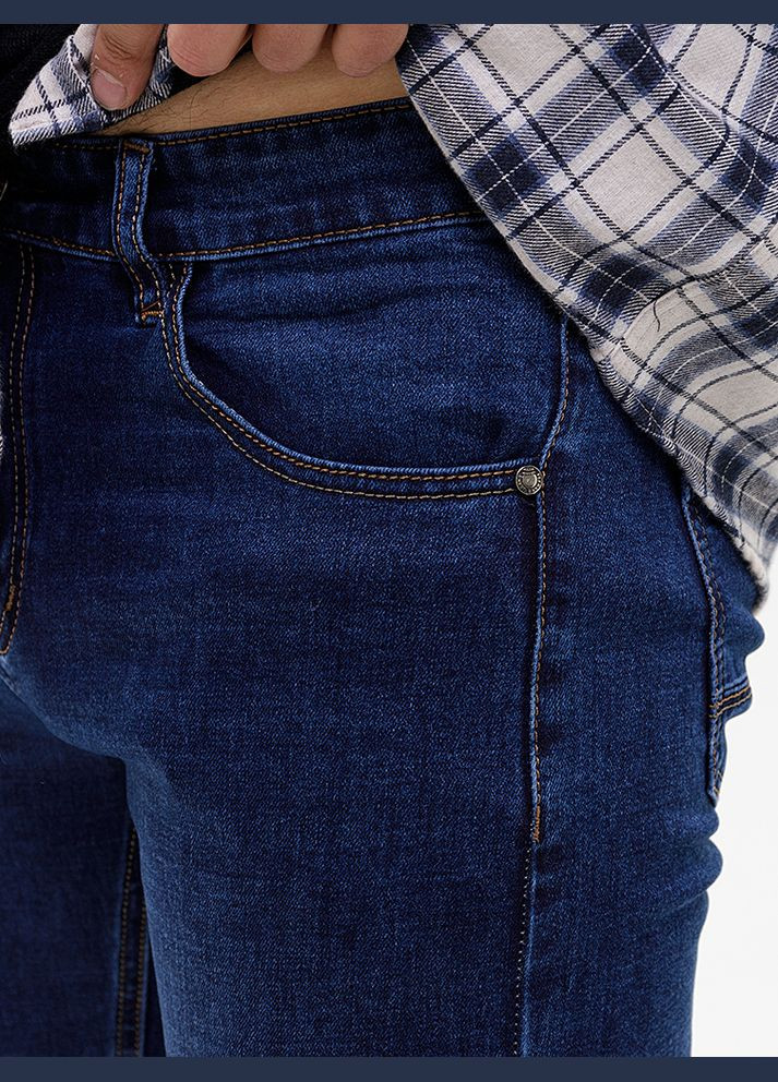 Чоловічі джинси регуляр колір синій ЦБ-00233729 FREERARS (282925609)