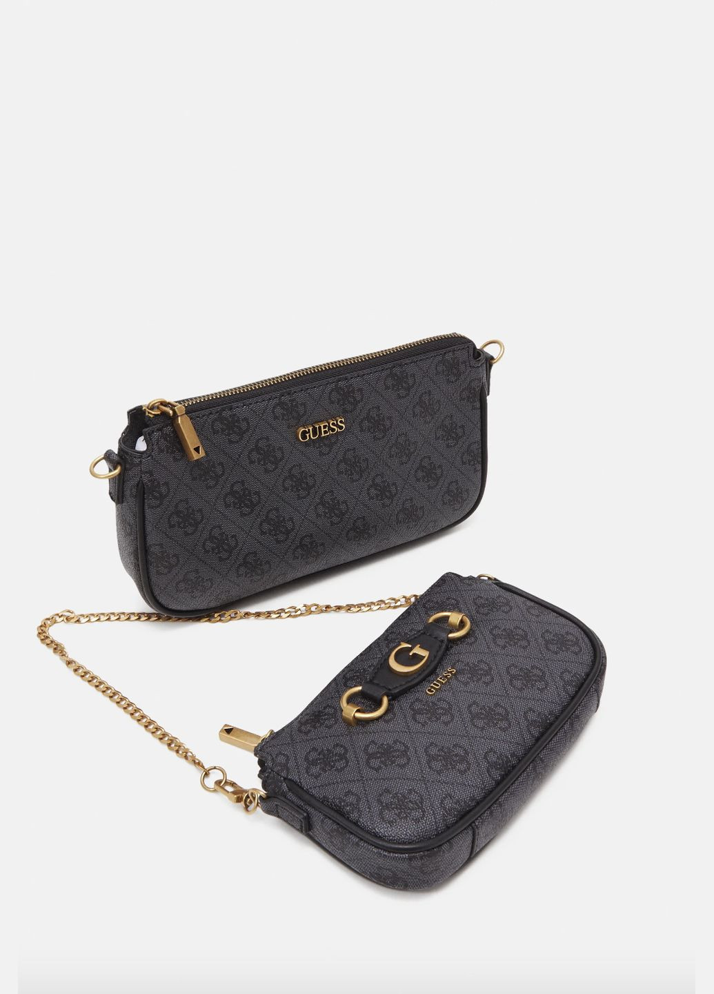 Сумка IZZY Double Pouch 865470-1 Черный Guess (317427854)