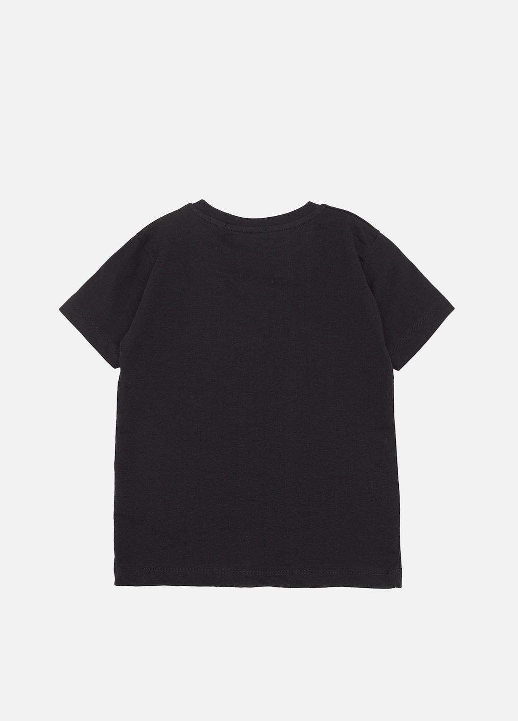 Чорна демісезонна футболка з коротким рукавом для хлопчика колір чорний cb-00257488 Ifba