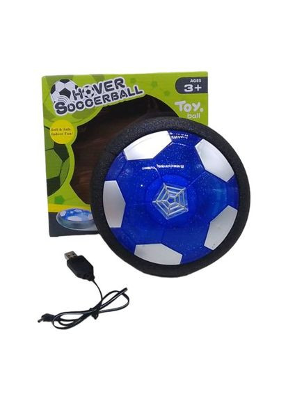 Аэрофутбол с подсветкой MIC на аккумуляторе игровой диск для детей и взрослых ховербол ProDobro (367092413)