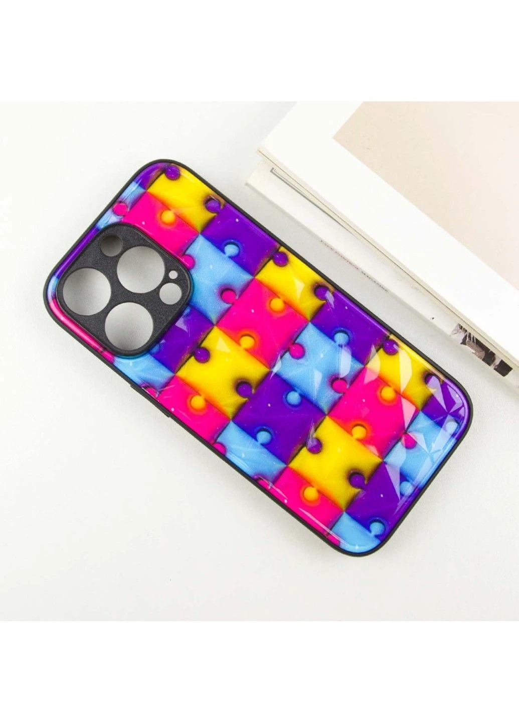 Чехол TPU+PC Prisma Fluffie для Apple iPhone 15 Pro (6.1") Puzzle No Brand (382780208)