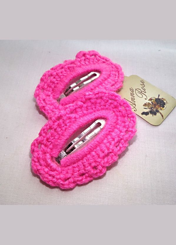 Шпилька тик так ручної роботи "Рожева ажур" No Brand (349842624)