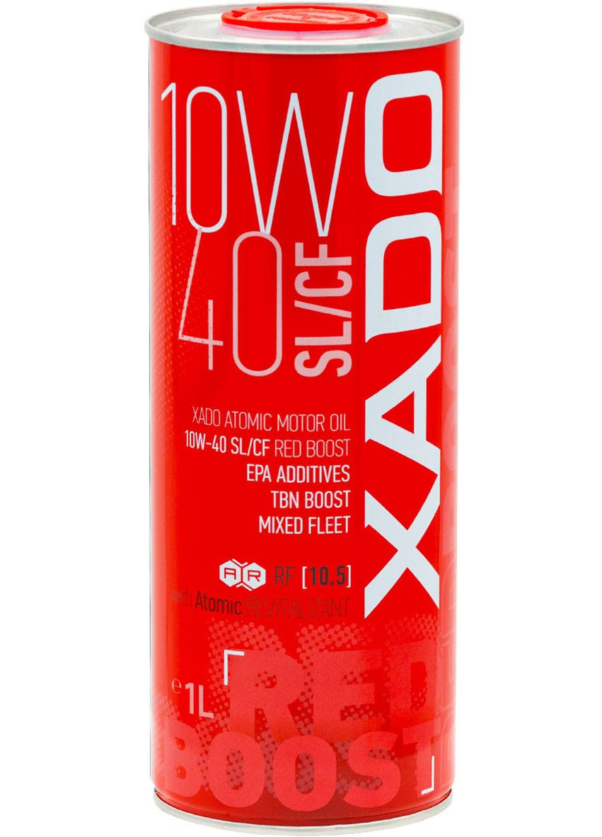 10W-40 SL/CF RED Boost 1л (XA 26144) XADO (369365960)