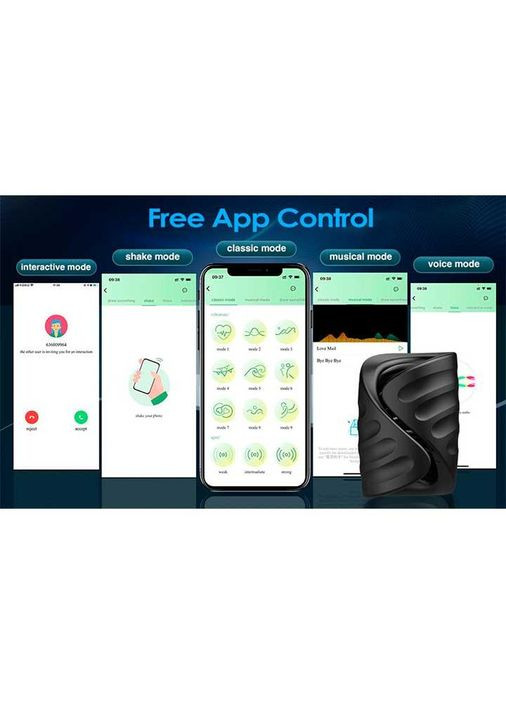 Смарт насадка — мастурбатор на пеніс із вібрацією Love Spouse Drive No Brand (323134657)