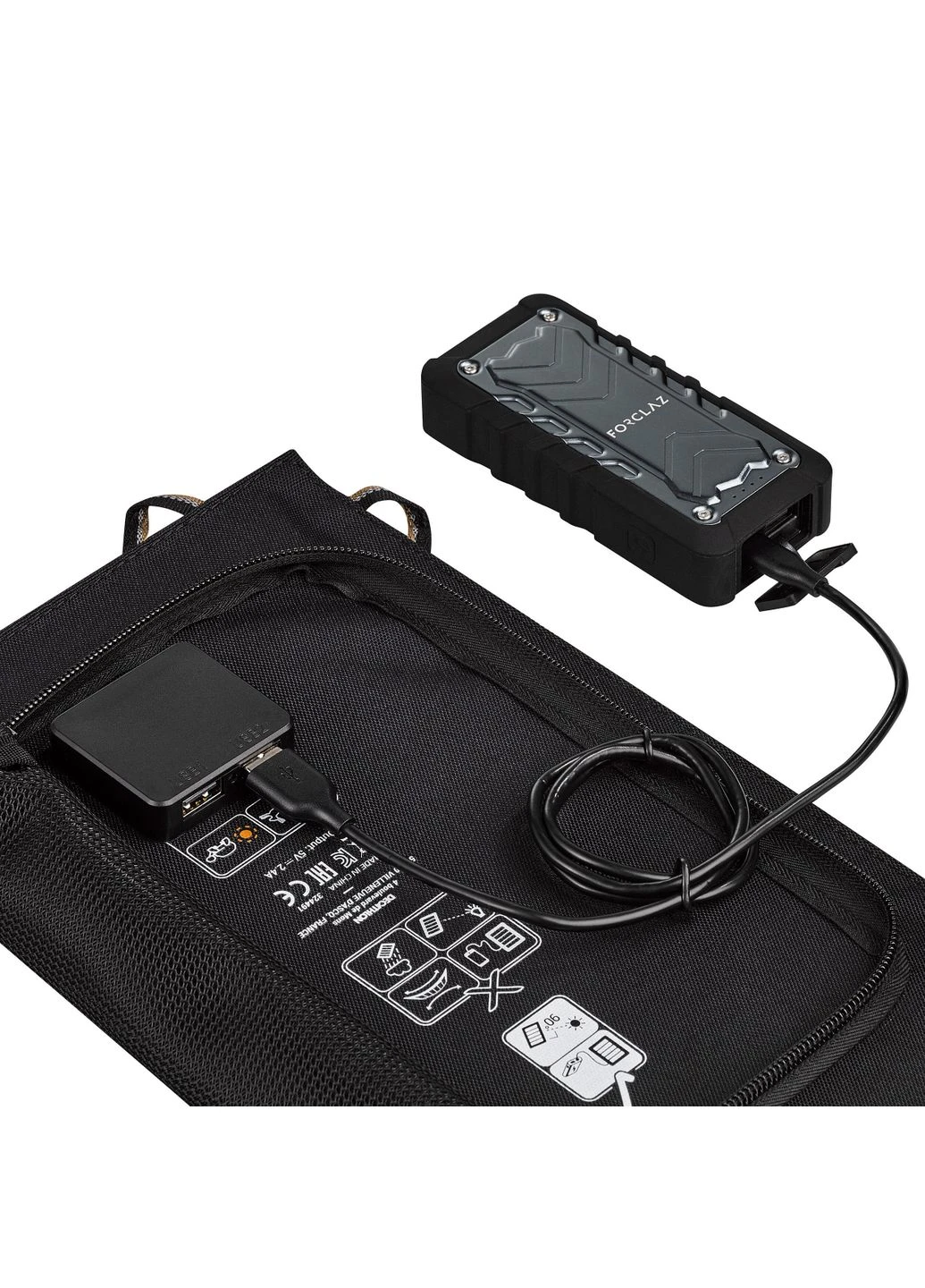 Портативная Солнечная Панель для Походов/Кемпинга SRL 900 15W 5V 2USB FORCLAZ (342966889)