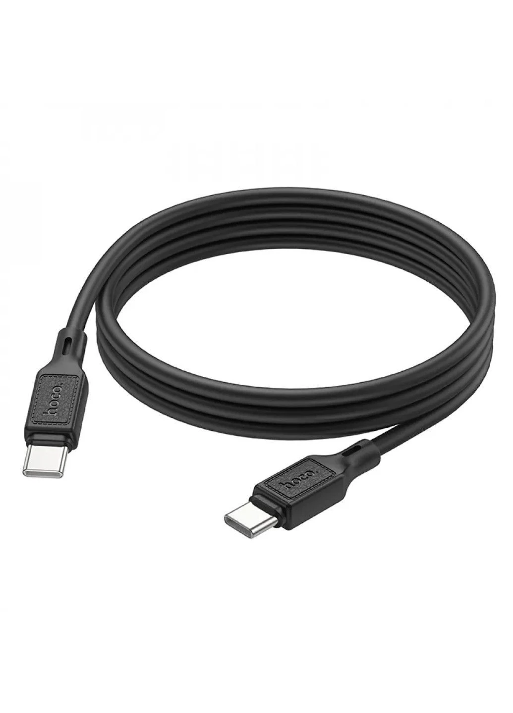 Кабель X90 Cool 60W silicone charging data cable for Type-C to Type-C Black Hoco (391038513)