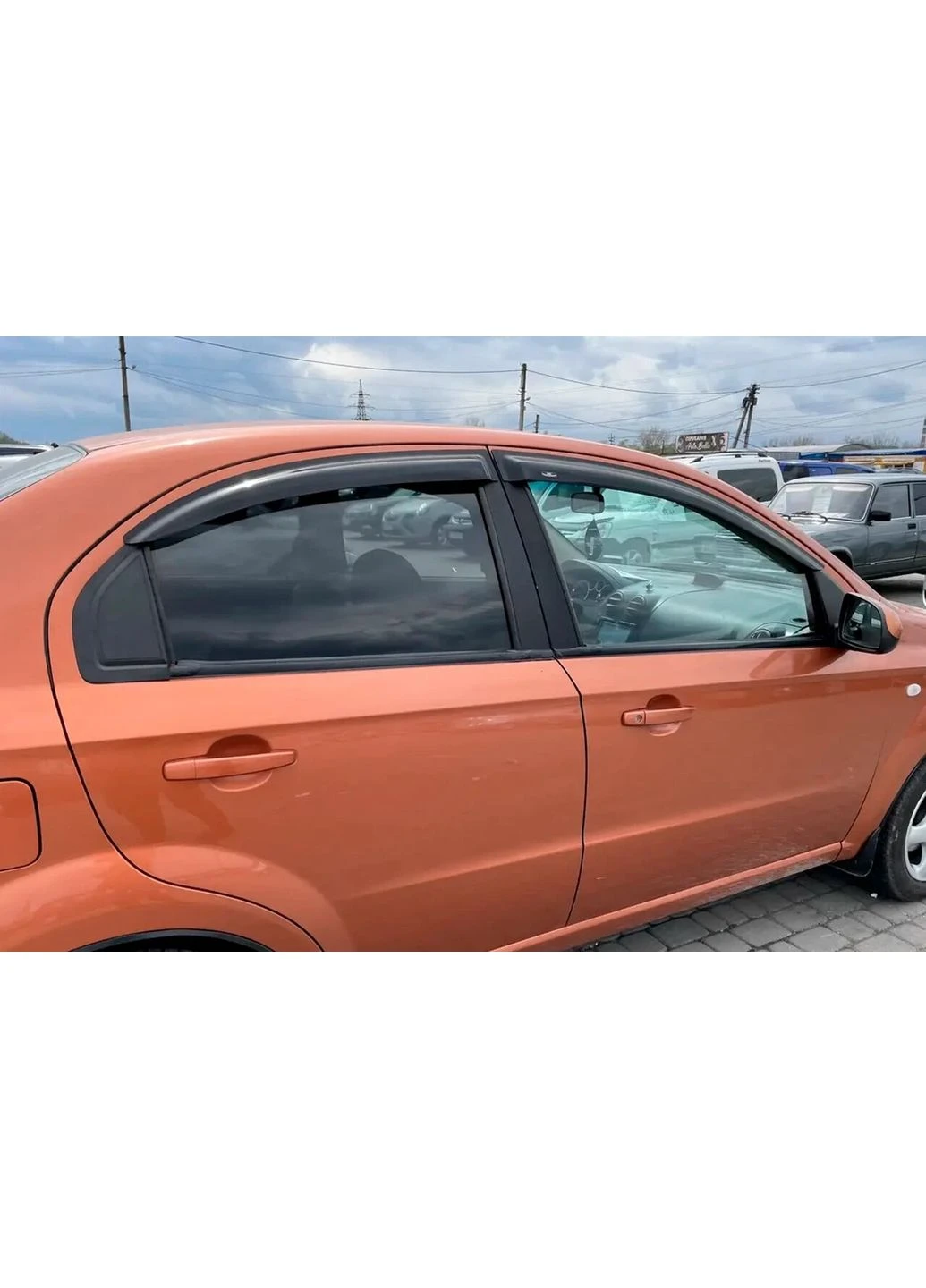 Вітровики SD (4 шт, ) для Шевроле Авео Т250 2005-2011 рр Hic (392217640)