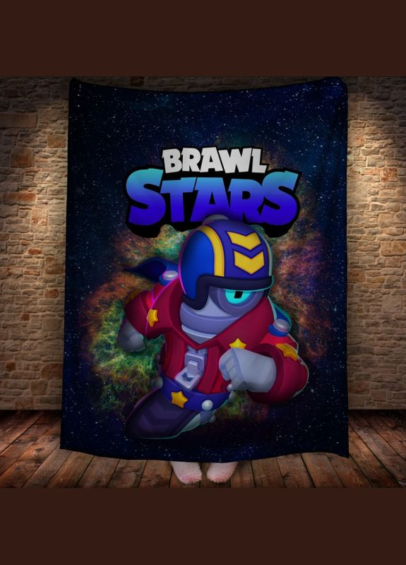 Плед с 3D-принтом на тему Brawl Stars Герои Бравл Старс - Плед с 3D-принтом на тему Brawl Stars Герои Бравл Старс Перша Креативна мануфактура PERFECTUS Плед (301868936)