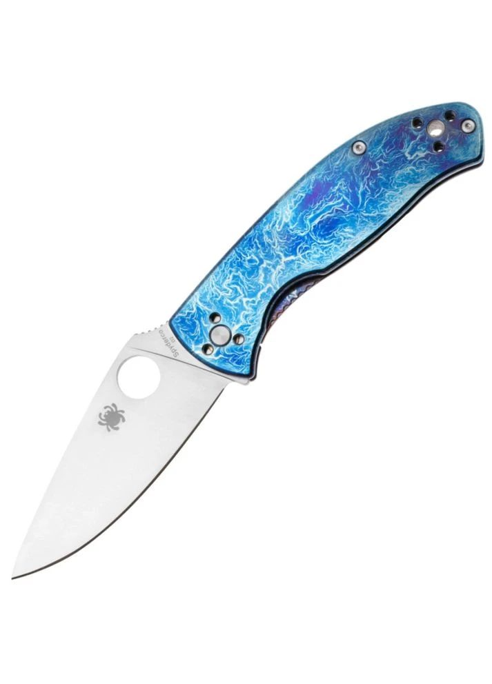 Складной нож Tenacious (длина: 197 мм, лезвие: 86 мм), титановый,, для EDC Spyderco (395602873)