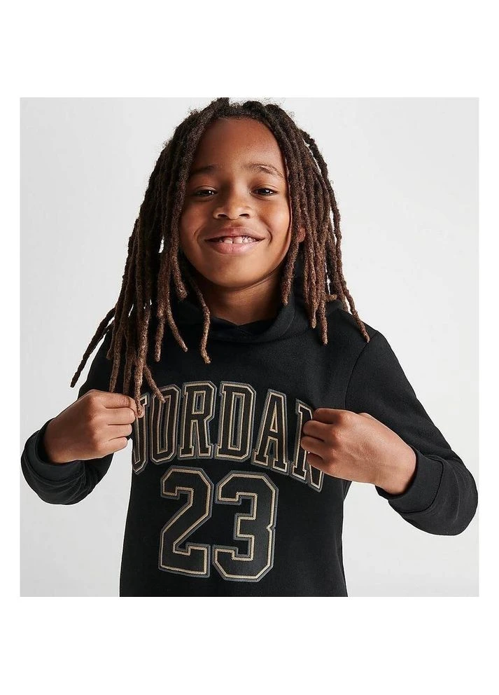 Спортивний костюм дитячий чорно-золотий 85C651-K5X Nike JORDAN JERSEY TRACKSUIT (397843607)