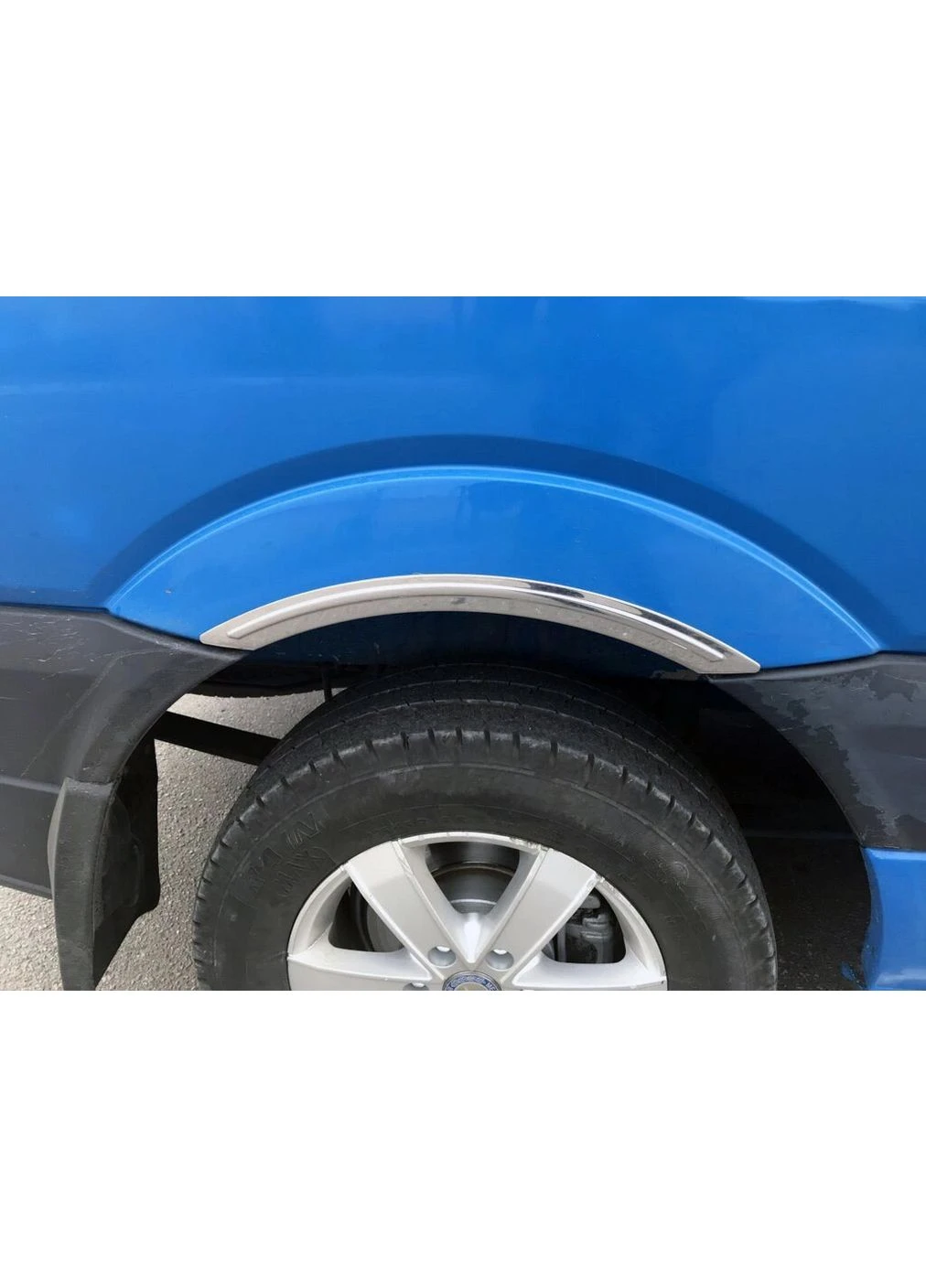 Накладки на арки узкие (4 шт, нерж) Турецкая сталь для Mercedes Sprinter W906 2006-2018 гг CARMOS (391751051)