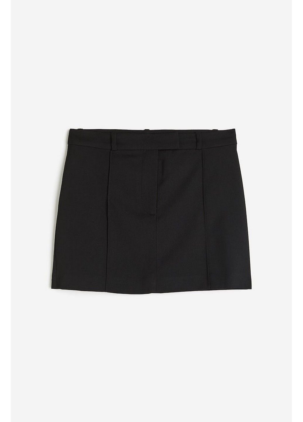 Черная однотонная юбка H&M