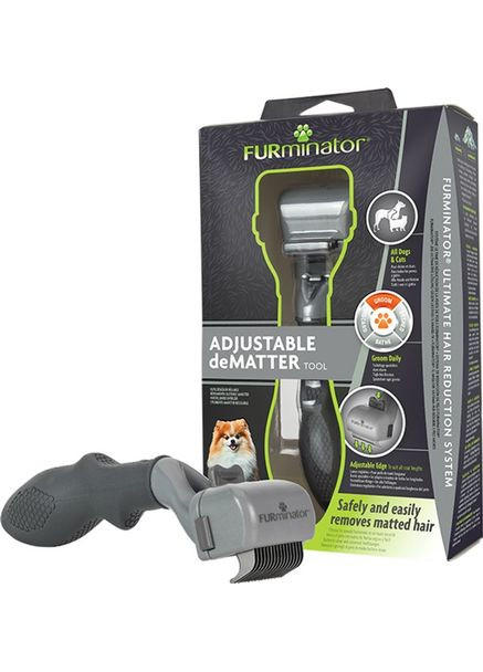 Регулируемый колтунорез для собак и котов 17 х 4.5 х 4 см Furminator (334586828)