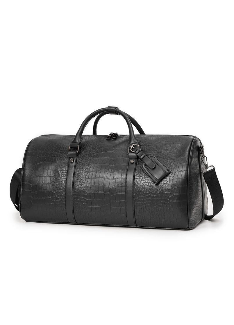 Качественная мужская женская городская сумка рептилия 1530-ТТ Eton (308045567)