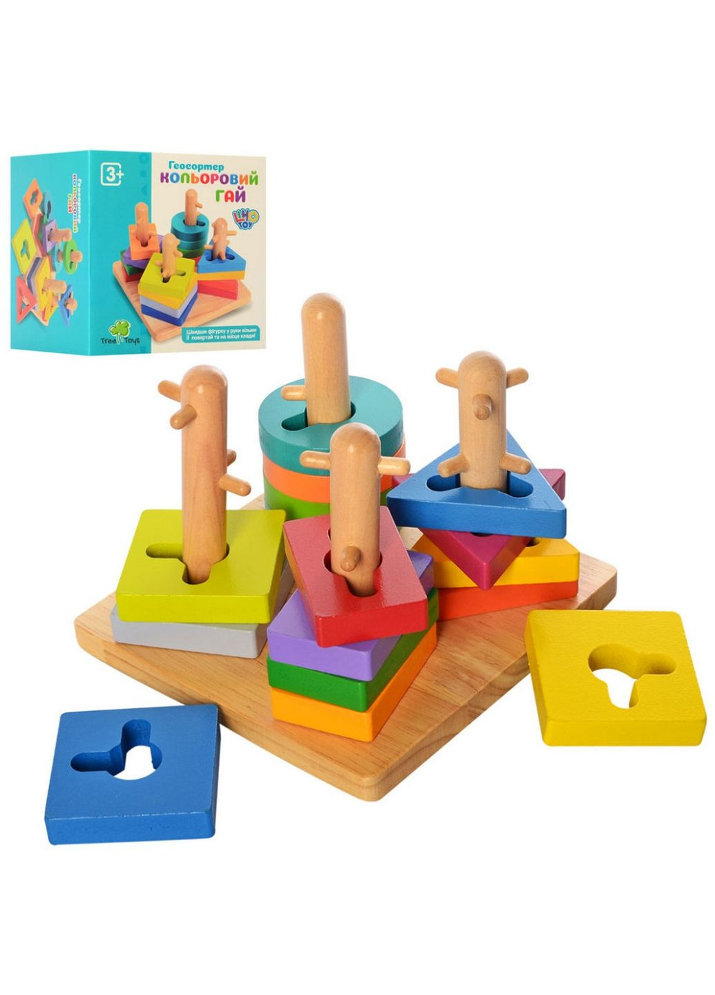 Дитяча дерев'яна іграшка Limo Toy (289460669)