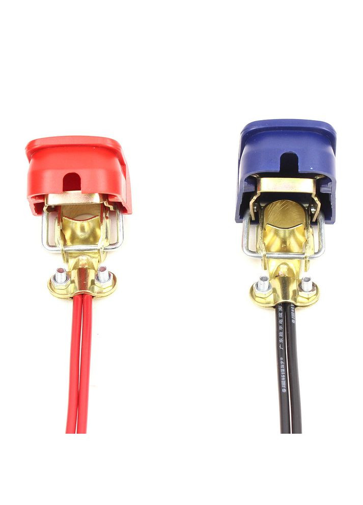 Швидкознімні клеми комплект 2 шт клеми для АКБ акумулятора 17 та 19 мм Flash Power синій/червоний (В120007) Foxsur (302746900)