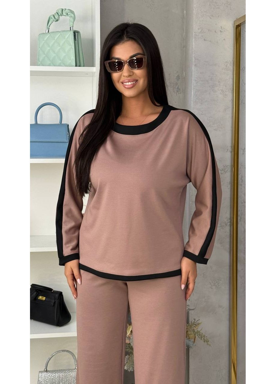 Костюм з італійського трикотажу вільного крою (S-M до 6XL-7XL) ✨ (розмірна сітка в описі) DK/DL Мода без кордонів (362219254)