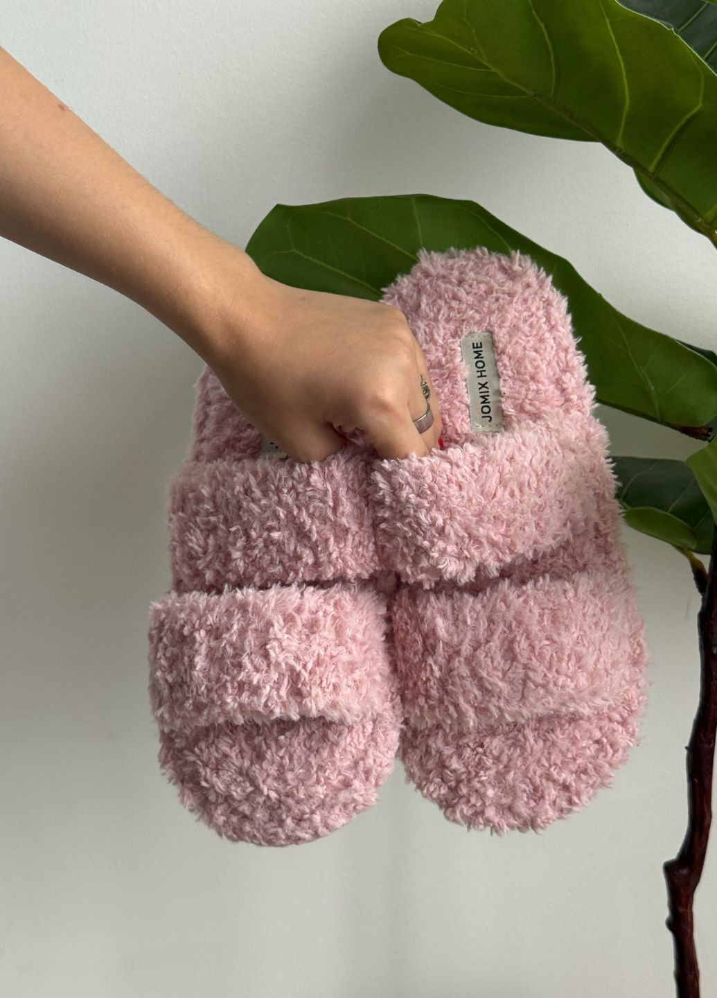 Розовые домашние тапочки арт. 0177 VIDCHUY