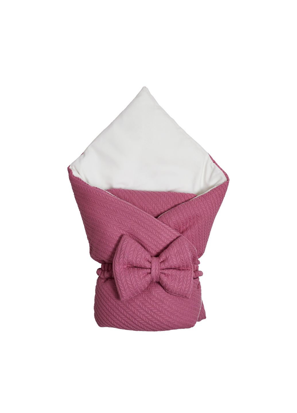 Конверт - плед Pastel со съемным наполнением (силикон) с бантиком 90х90 фуксия Twins (372852271)