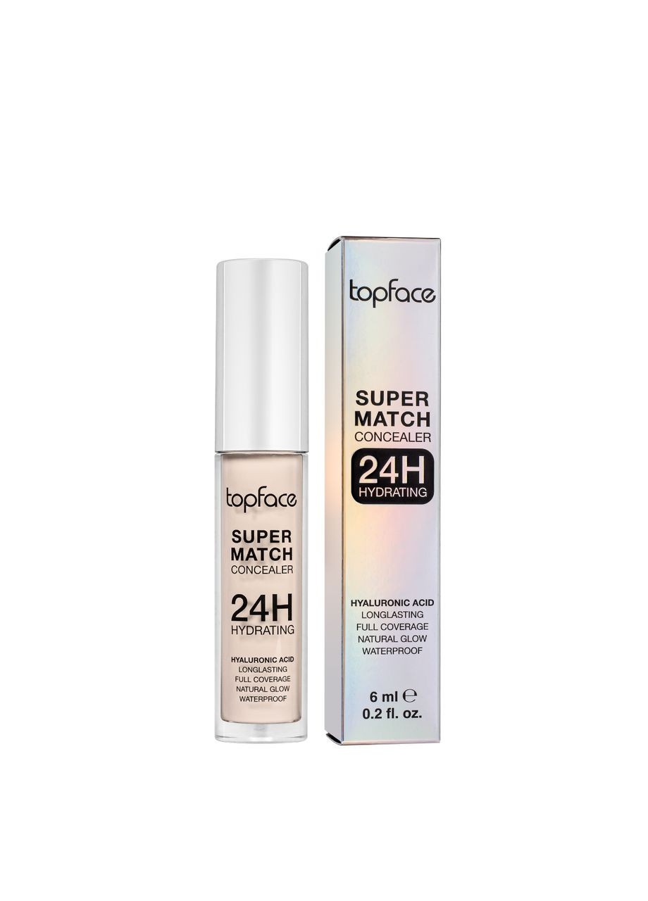 Консилер для лица Super Match Concealer 24H, 001 Light natural/Светлый натуральный TopFace (342371993)