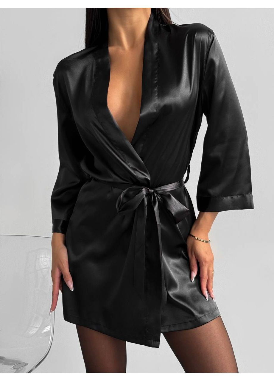 Халат, колір Чорний Fashion (369559332)
