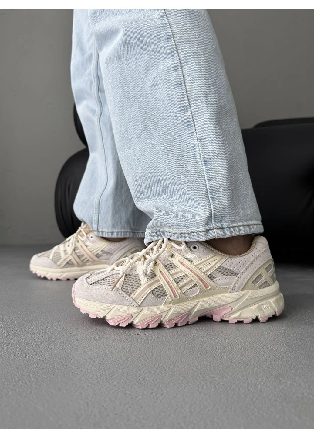 Рожеві кросівки чоловічі asics gel-sonoma 15-50 beige/pink асікс гель сонома рожеві демісезон No Brand