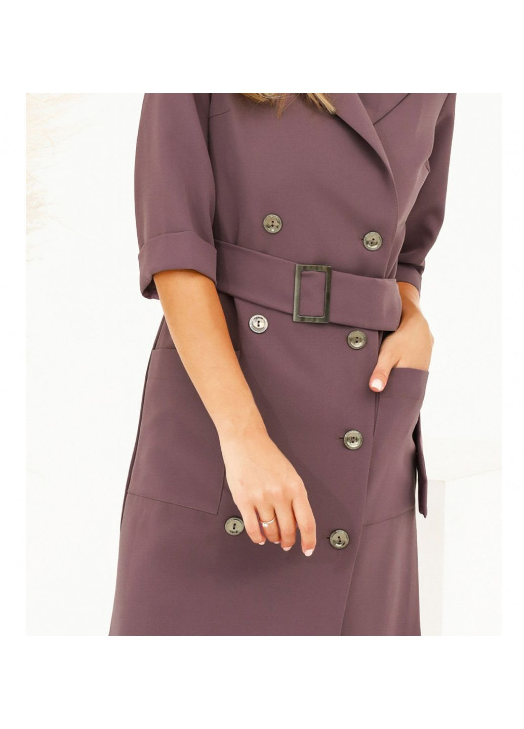 Темно-коричневое платье Liton