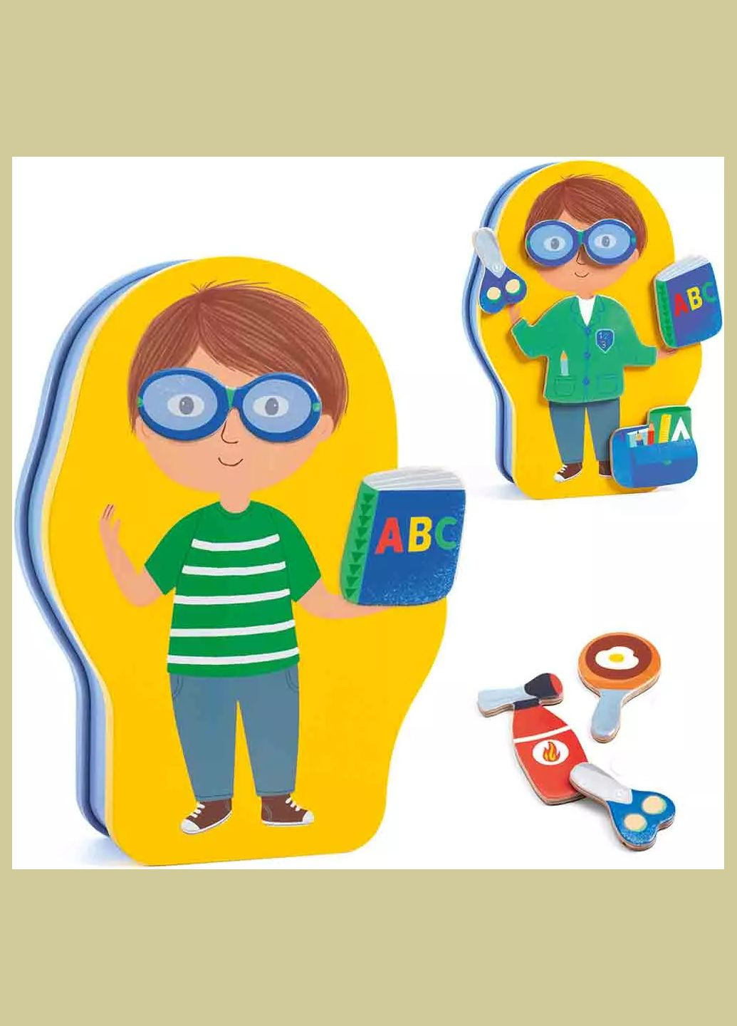 Магнитная игра "Профессии" DJ03086 Djeco (333253108)