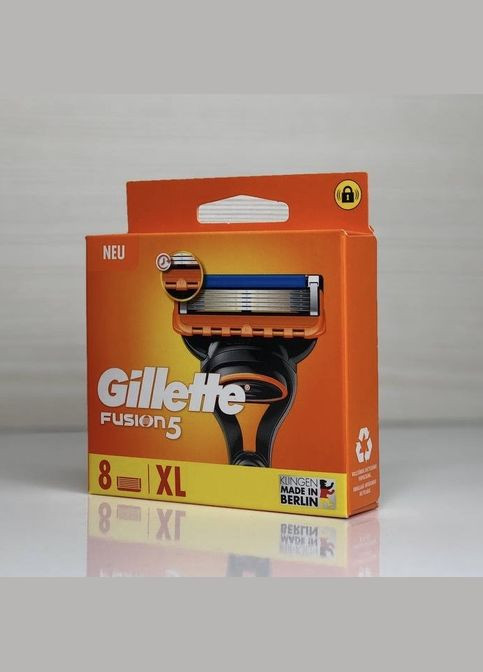 Сменные картриджи для бритья Fusion5 XL 8 шт Gillette (317298885)