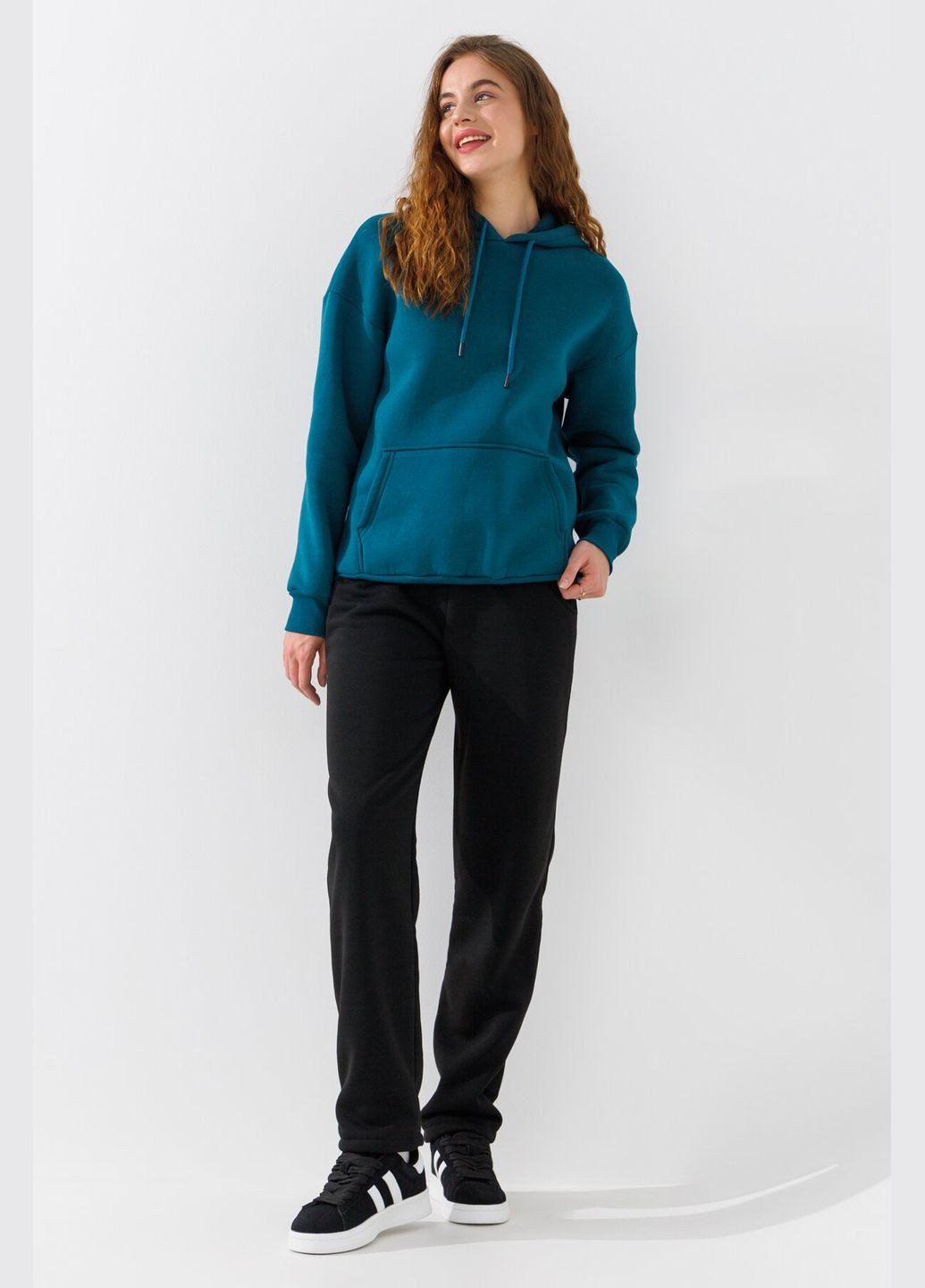 Худи однотонный женский 2421 Зеленый shop (2000990793058) Blue World (315994189)