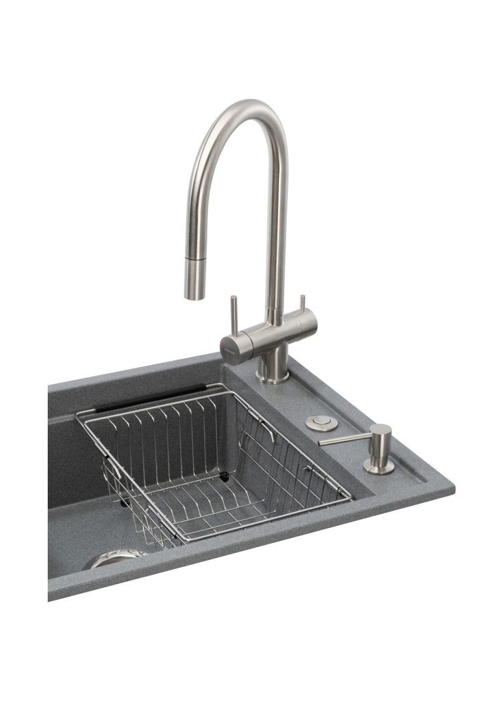 Мийка кухонна Royal Artes grafito (m453645) GRANADO Royal Artes grafito (+ подрібнювач Algar 1000 + зм (372964239)