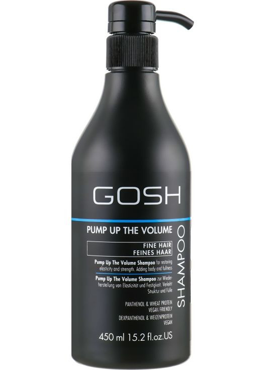 Шампунь для об'єму волосся - Pump up the Volume Shampoo 450ml (526539-87093) GOSH (368884156)