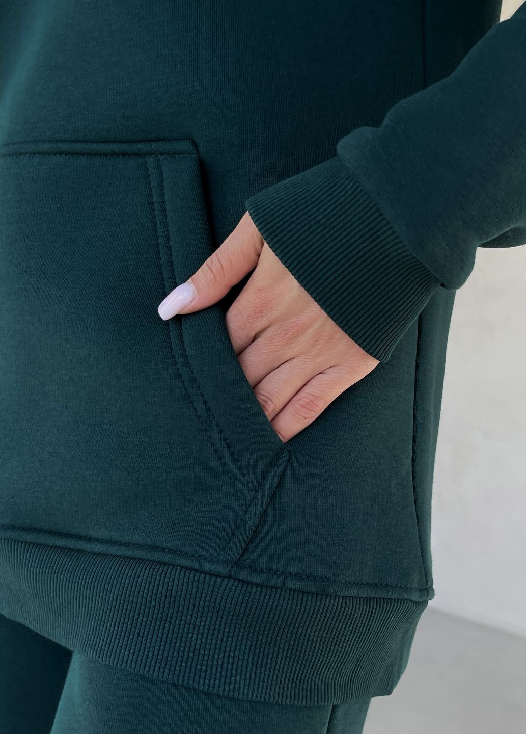 Теплий зимовий жіночий спортивний костюм на флісі (солоха в подарунок) Merlini Бордо (303946448)