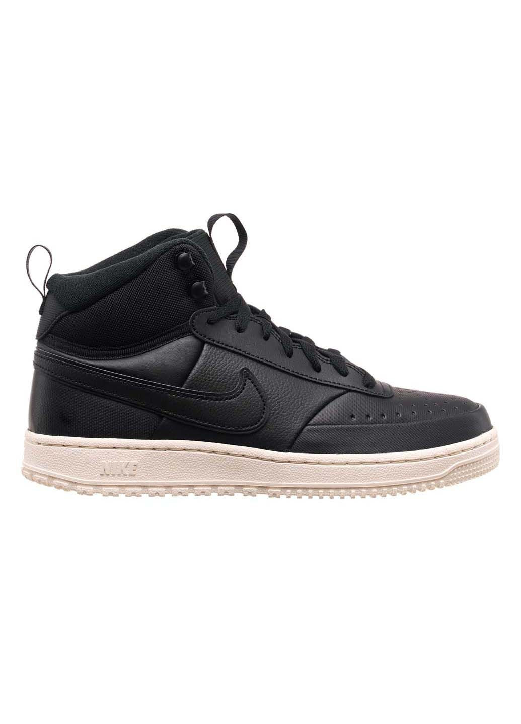 Чорні Осінні кросівки чоловічі court vision mid winter Nike