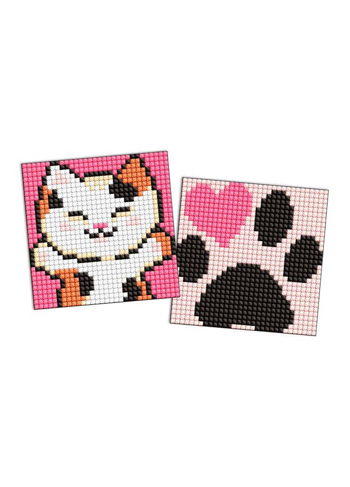 Алмазная мозаика "Пушистые объятия" Идейка AMG1048 9x9 см IDEYKA (334149672)