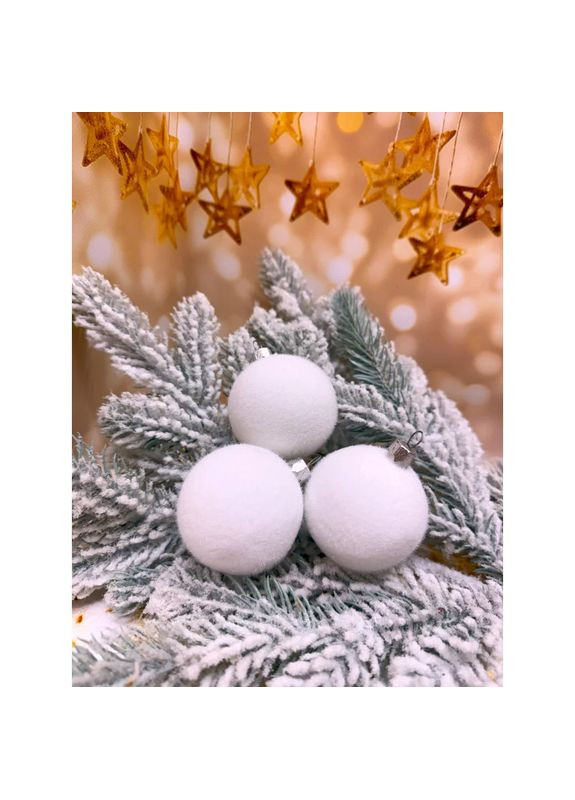 Набор елочных шаров «Бархат» 60 мм стиль и уют для вашей елки 6 шт No Brand (362666699)