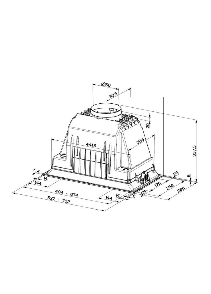 Кухонная вытяжка (m346104) Faber Inka Plus Hcs X A52 (369021225)