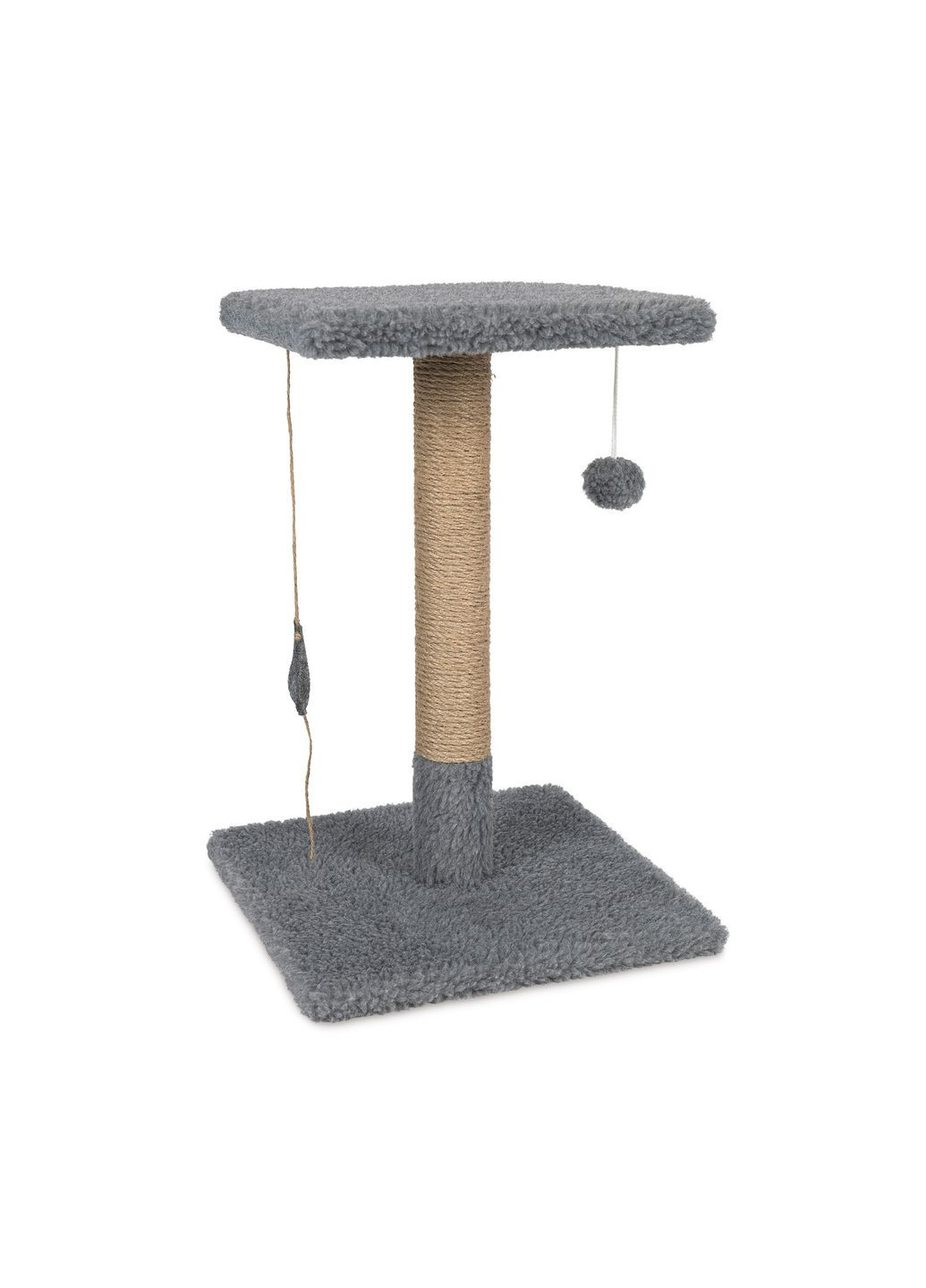 Дряпка для котів Фелікс джут 50 х 36 х 36 см Сірий (4823082425259) Природа (315717865)