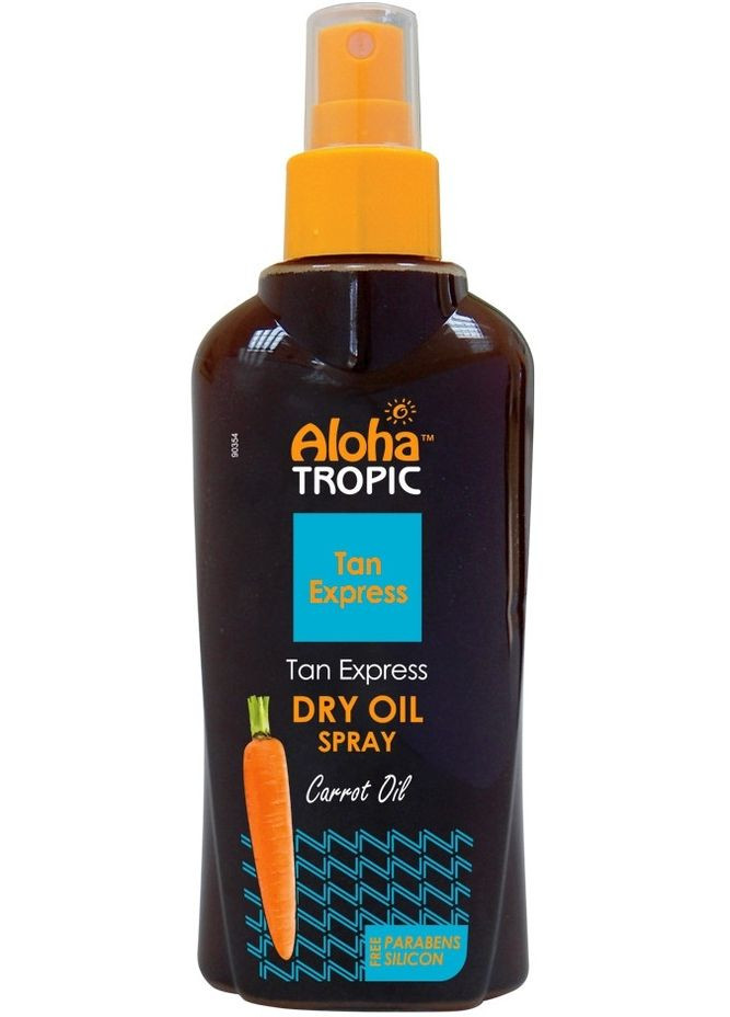 Сухое масло с экстрактом моркови для загара Aloha Tropic Tan Express Dry Oil 200ml (1493043-38586000) Madis (368661378)