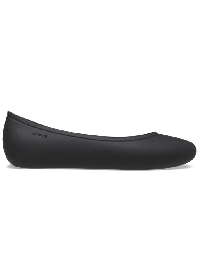 Черные балетки brooklyn flat Crocs