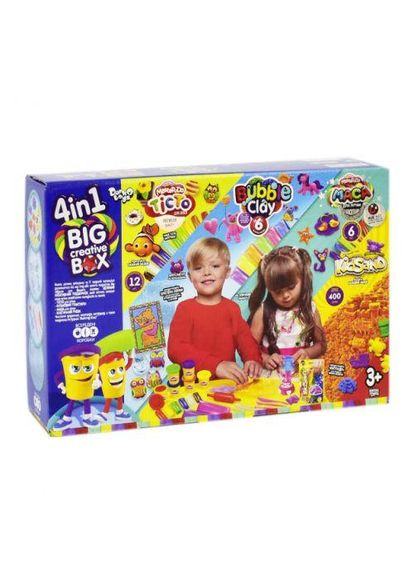 Набор креативного творчества "Big Creative Box" 4 в 1 (укр) Dankotoys (45037) Danko Toys (363838543)