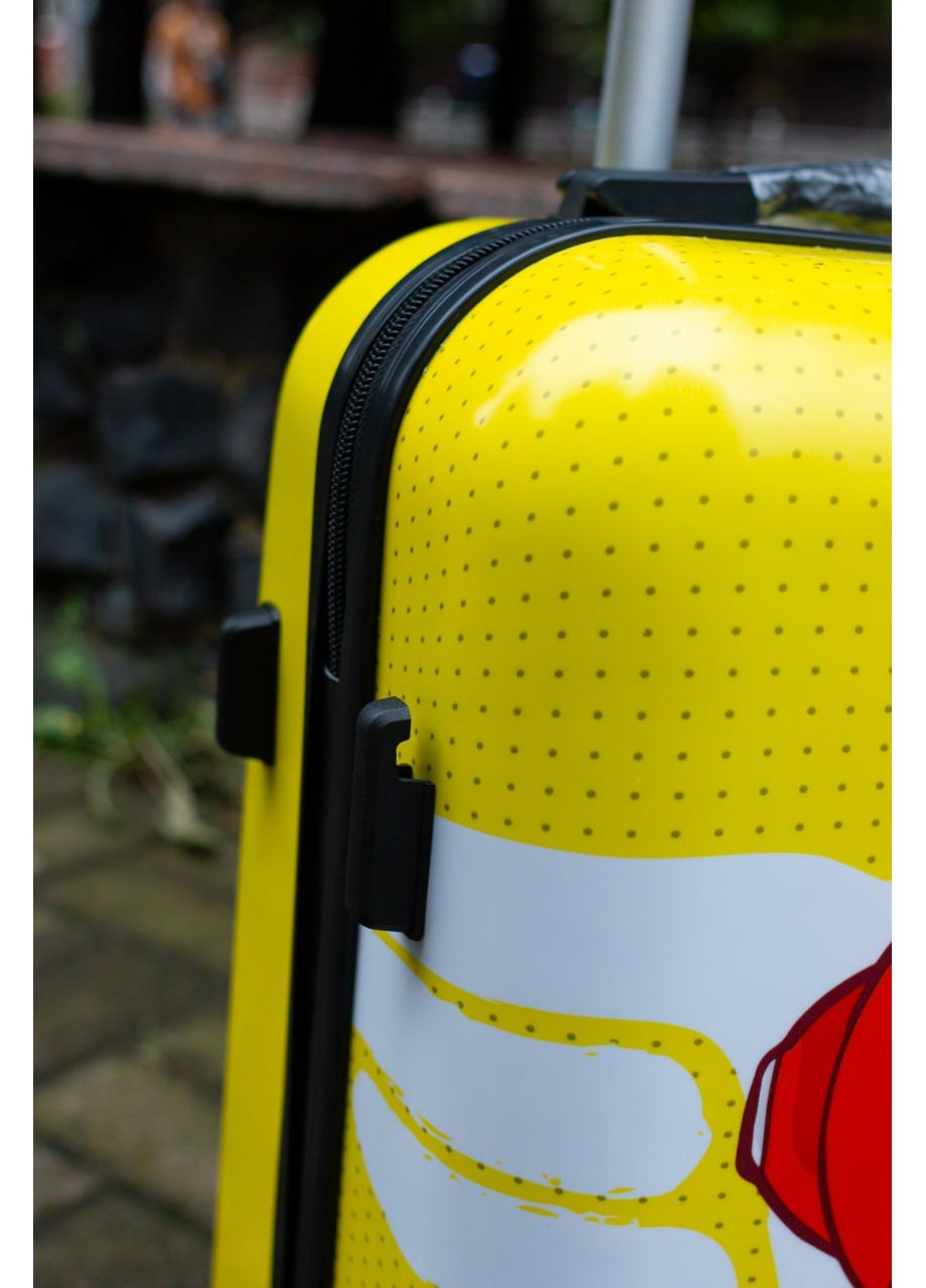 Чемоданчик детский размер S из новой коллекции от польского бренда, робот желтый Wings JOY (352308239)