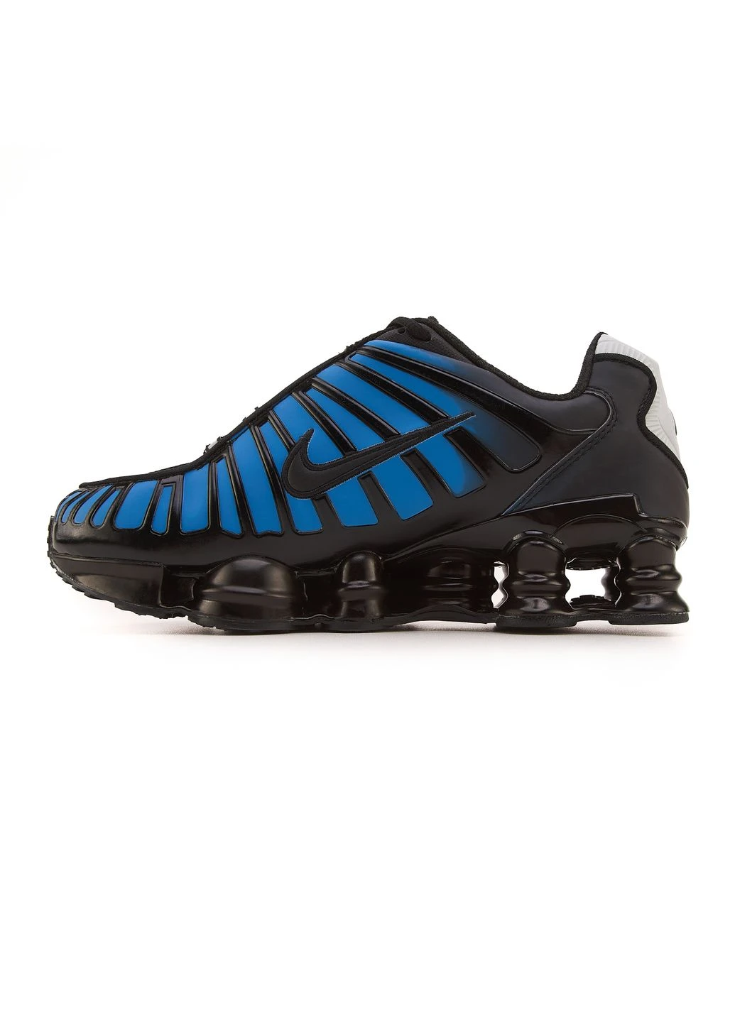 Черные демисезонные кроссовки мужские nike shox tl black blue найк шокс тл черные No Brand