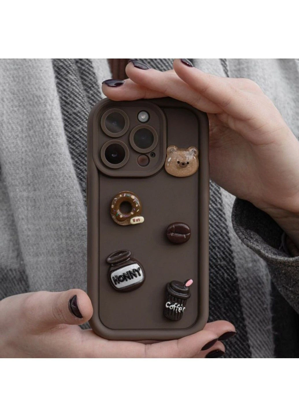 Чохол Pretty Things Case для iPhone 14 Brown/Rabbit PRC (382802004)