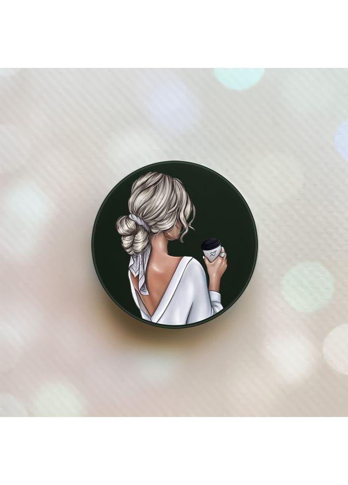 Держатель для смартфона / планшета попсокет Popsocket:: Девушка с латте (принт 227) Creative (360695229)