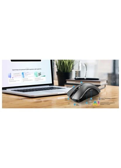 Мышь Ergo 8100S AI Silent Wireless Grey (31030040404) Genius (396683970)