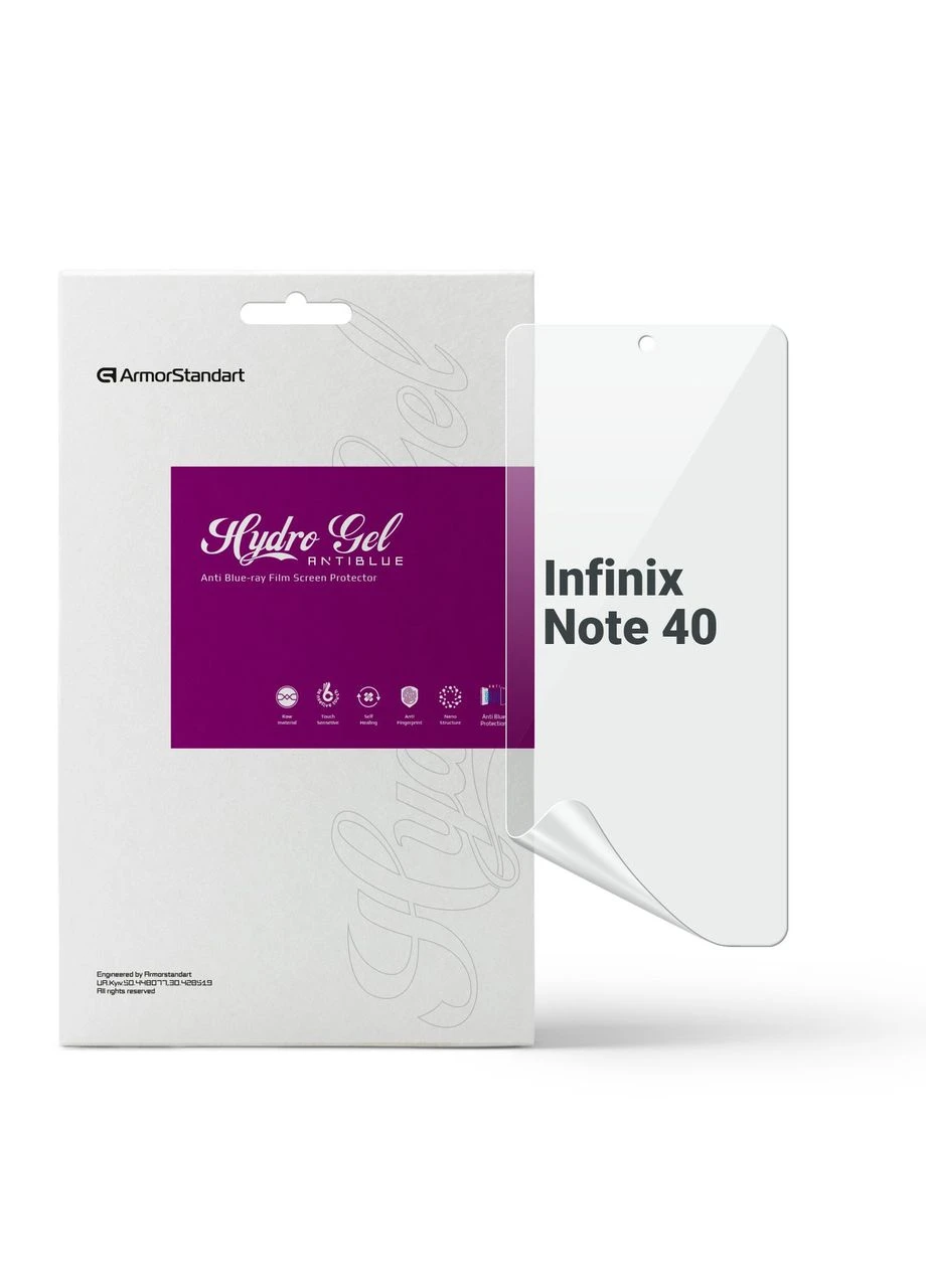 Гидрогелевая пленка Anti-Blue для Infinix Note 40 4G (ARM73776) ArmorStandart (327883237)
